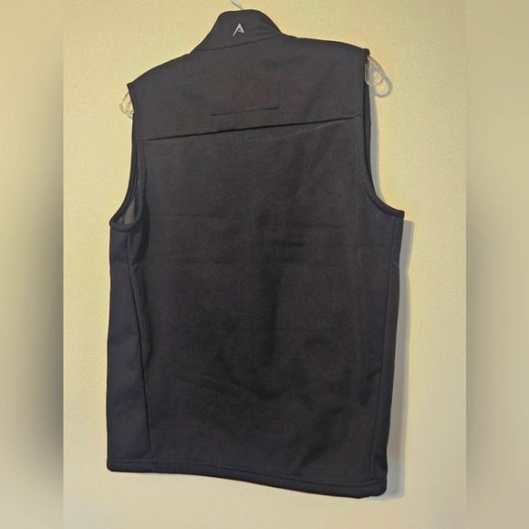 Men's St. Louis Cardinals Antigua Black Metallic Links Full-Zip Vest - Picture 9 of 13